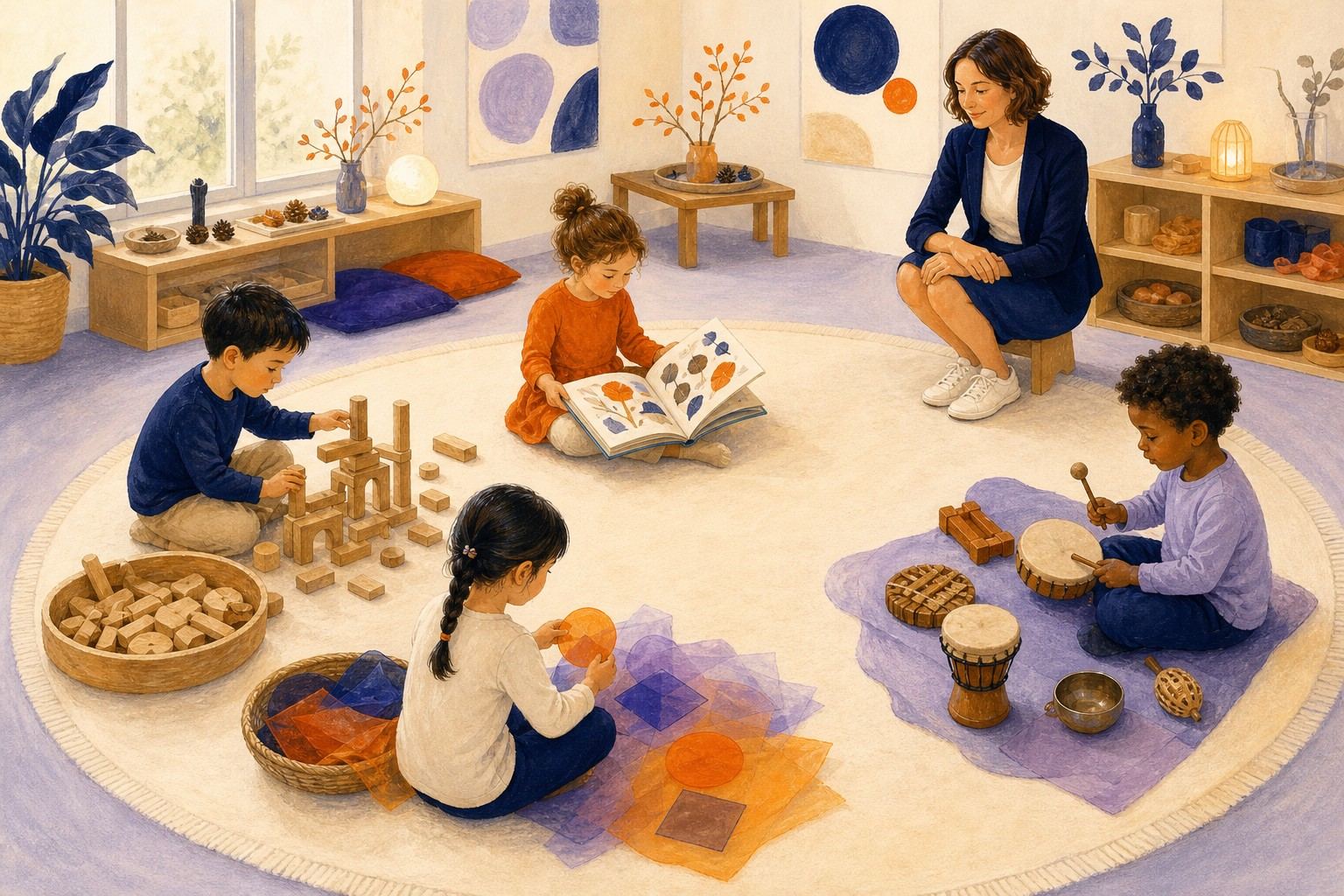 Illustration du thème Pédagogies / activités d'éveil / approches éducatives