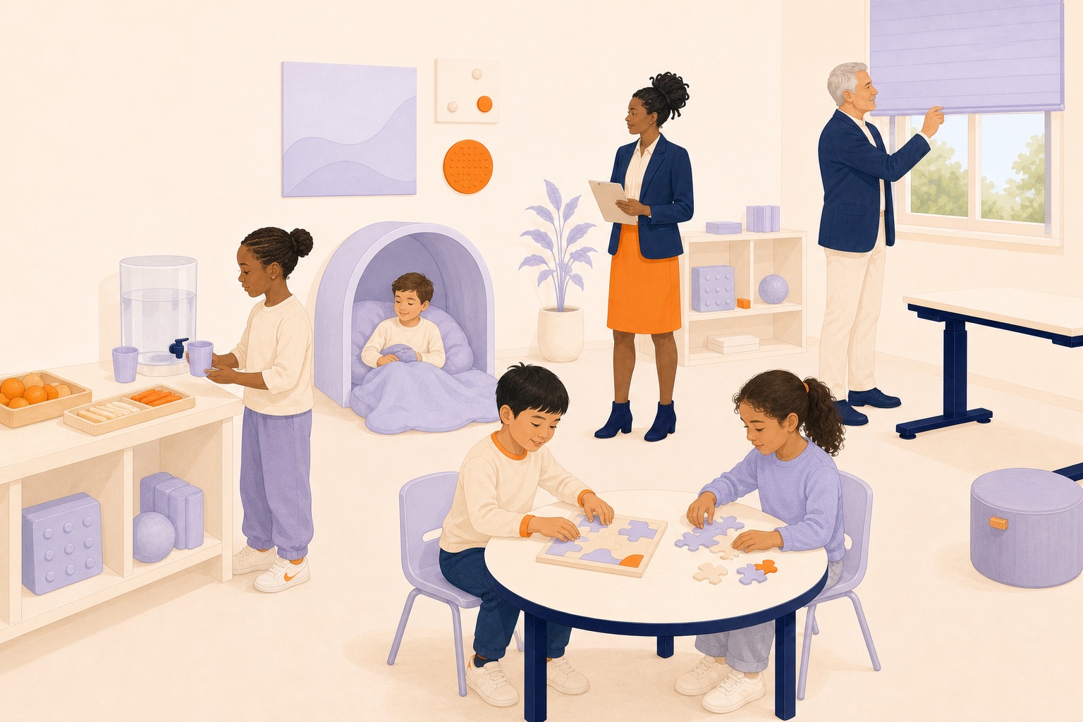 Illustration de la formation « Sommeil et fatigue : la disponibilité de l'enfant »
